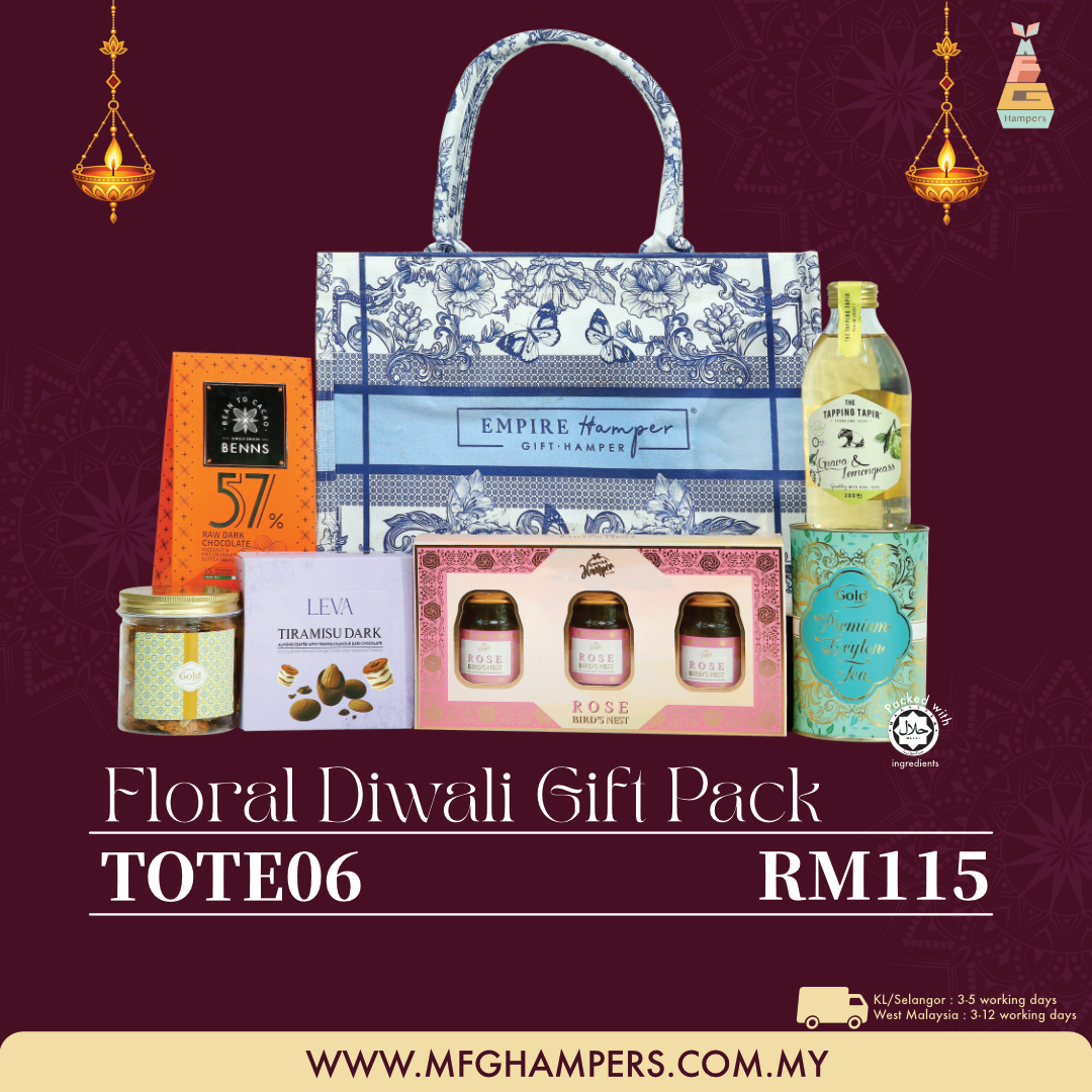 Floral Diwali Gift Pack TOTE 06